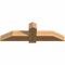 Ekena Millwork Eugene Smooth Timber Gable Bracket, Western Red Cedar, 48"W x 14"H x 5 1/2"D x 5 1/2"F, 7/12 Pitch GBW048X14X0606EUG00SWR - alternate 5